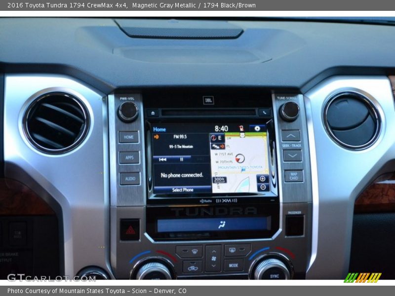 Magnetic Gray Metallic / 1794 Black/Brown 2016 Toyota Tundra 1794 CrewMax 4x4