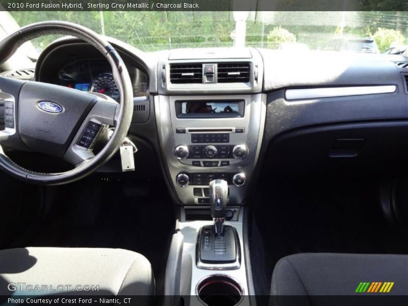 Sterling Grey Metallic / Charcoal Black 2010 Ford Fusion Hybrid