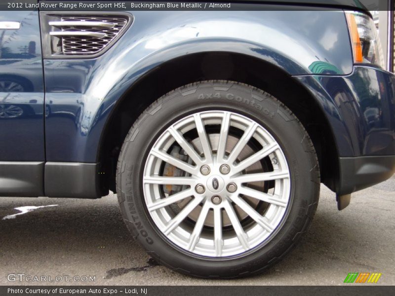 Buckingham Blue Metallic / Almond 2012 Land Rover Range Rover Sport HSE