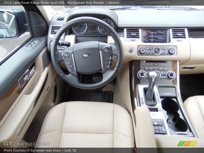 Buckingham Blue Metallic / Almond 2012 Land Rover Range Rover Sport HSE