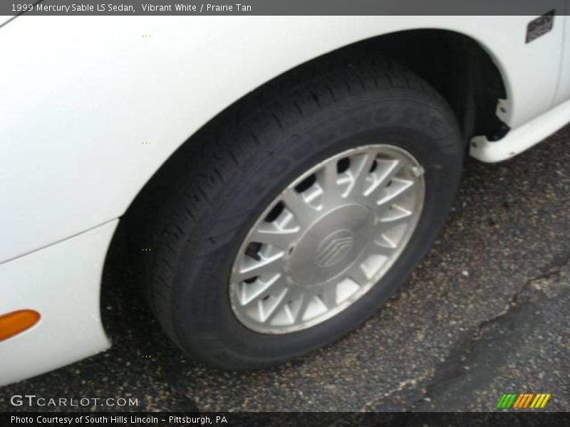 Vibrant White / Prairie Tan 1999 Mercury Sable LS Sedan
