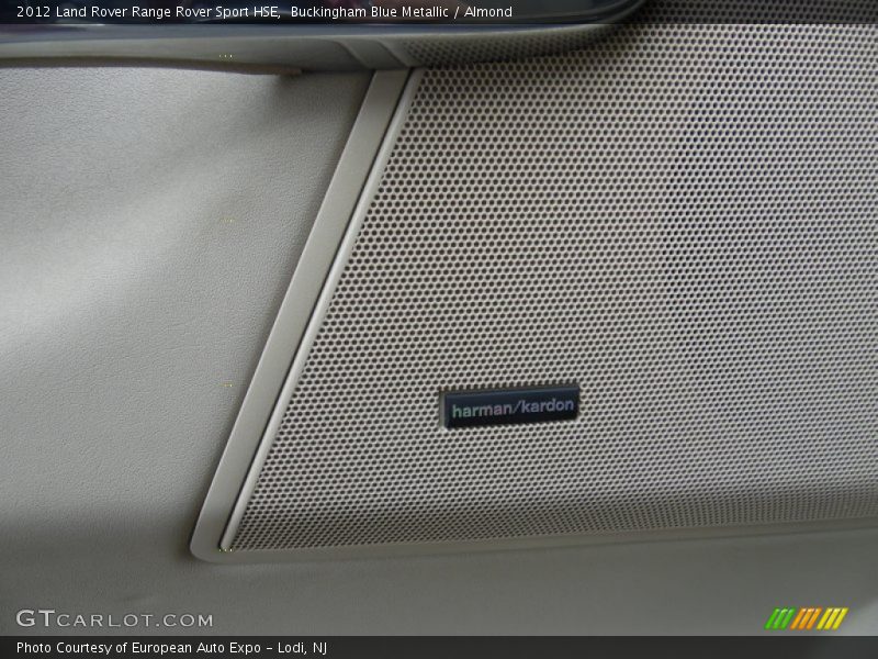 Buckingham Blue Metallic / Almond 2012 Land Rover Range Rover Sport HSE