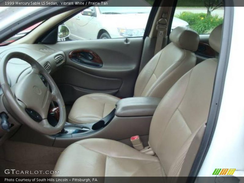 Vibrant White / Prairie Tan 1999 Mercury Sable LS Sedan
