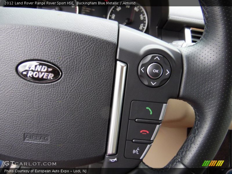Buckingham Blue Metallic / Almond 2012 Land Rover Range Rover Sport HSE