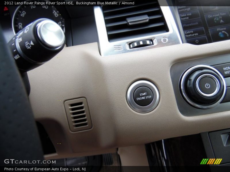 Buckingham Blue Metallic / Almond 2012 Land Rover Range Rover Sport HSE