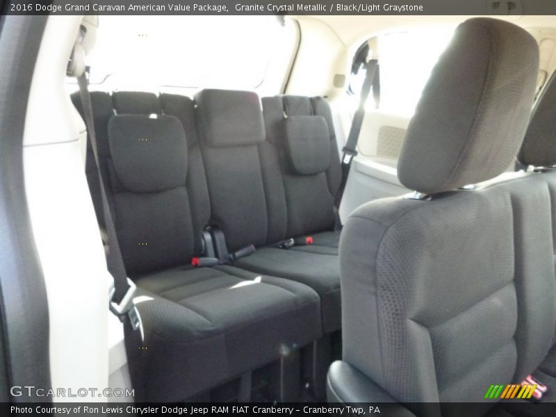 Granite Crystal Metallic / Black/Light Graystone 2016 Dodge Grand Caravan American Value Package
