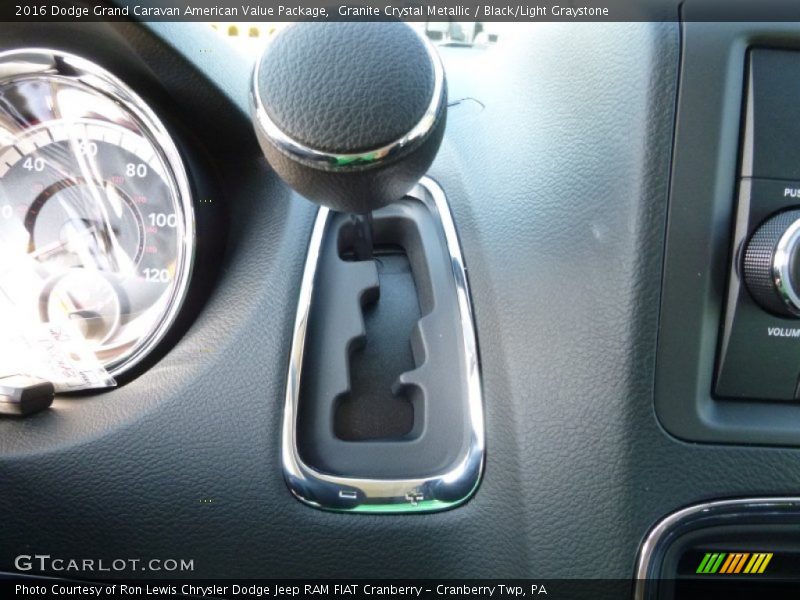 Granite Crystal Metallic / Black/Light Graystone 2016 Dodge Grand Caravan American Value Package