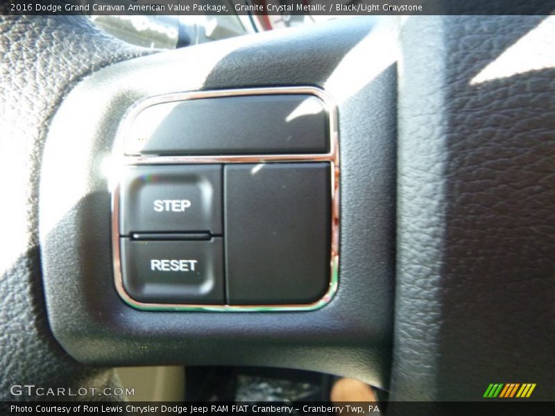 Granite Crystal Metallic / Black/Light Graystone 2016 Dodge Grand Caravan American Value Package