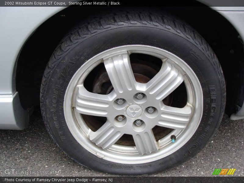 Sterling Silver Metallic / Black 2002 Mitsubishi Eclipse GT Coupe
