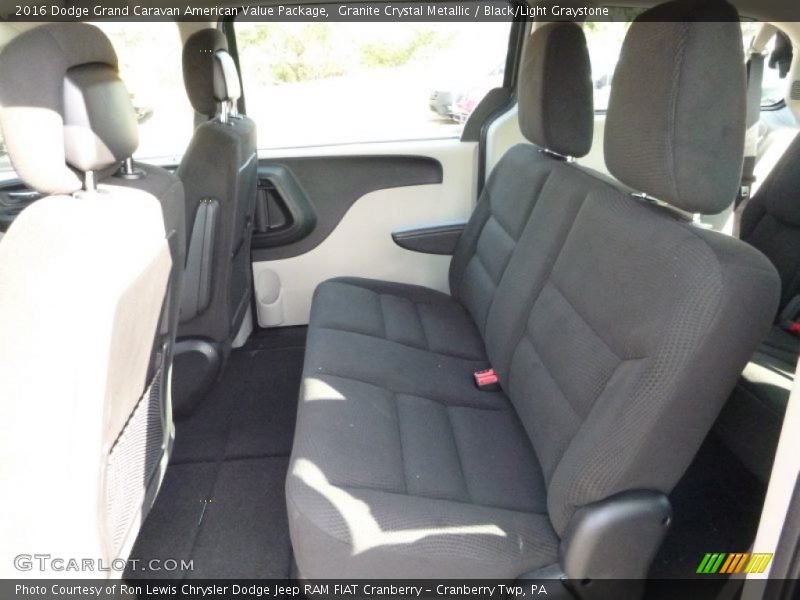 Granite Crystal Metallic / Black/Light Graystone 2016 Dodge Grand Caravan American Value Package