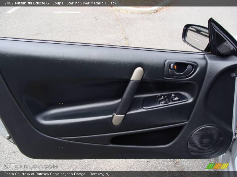 Sterling Silver Metallic / Black 2002 Mitsubishi Eclipse GT Coupe