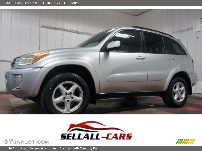 Titanium Metallic / Gray 2002 Toyota RAV4 4WD