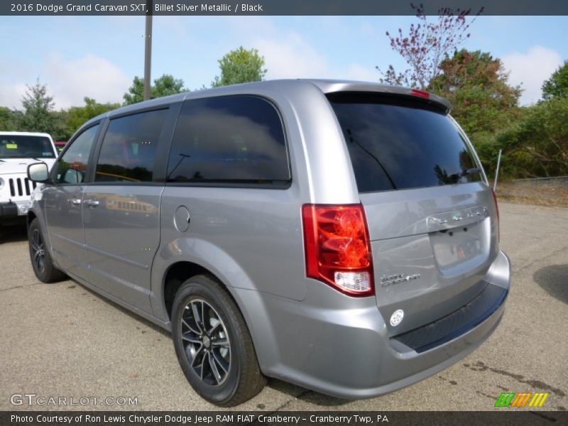 Billet Silver Metallic / Black 2016 Dodge Grand Caravan SXT