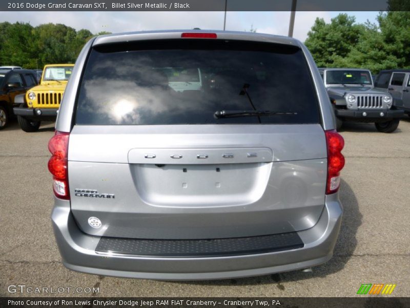Billet Silver Metallic / Black 2016 Dodge Grand Caravan SXT