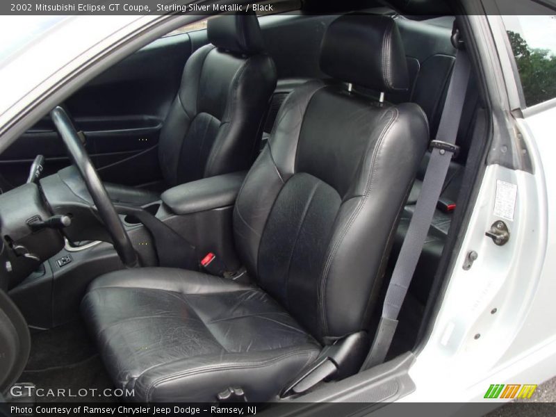 Sterling Silver Metallic / Black 2002 Mitsubishi Eclipse GT Coupe