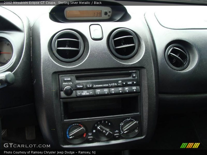 Sterling Silver Metallic / Black 2002 Mitsubishi Eclipse GT Coupe
