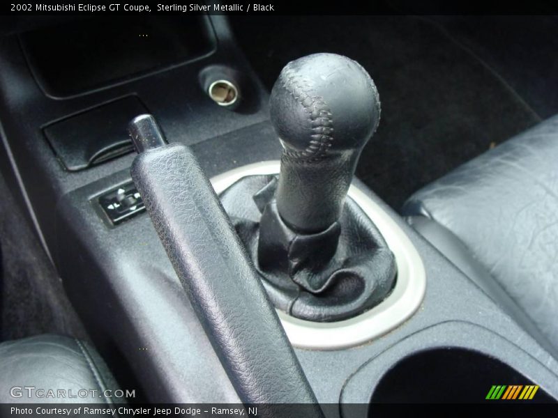 Sterling Silver Metallic / Black 2002 Mitsubishi Eclipse GT Coupe