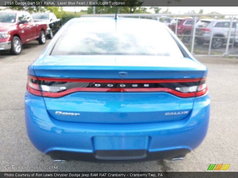 Laser Blue Pearl / Black/Light Tungsten 2016 Dodge Dart SXT Rallye