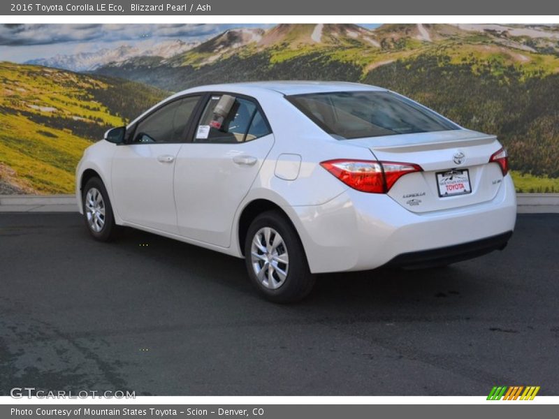 Blizzard Pearl / Ash 2016 Toyota Corolla LE Eco