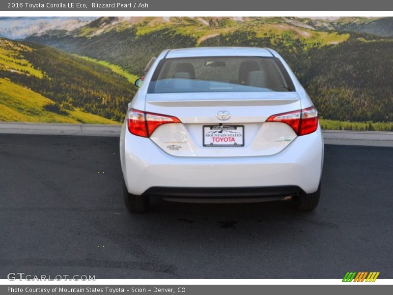 Blizzard Pearl / Ash 2016 Toyota Corolla LE Eco
