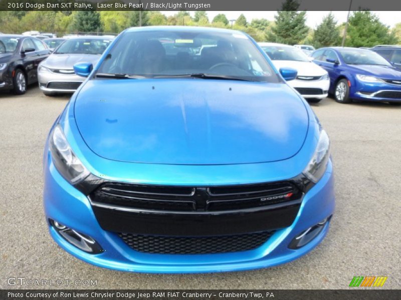 Laser Blue Pearl / Black/Light Tungsten 2016 Dodge Dart SXT Rallye