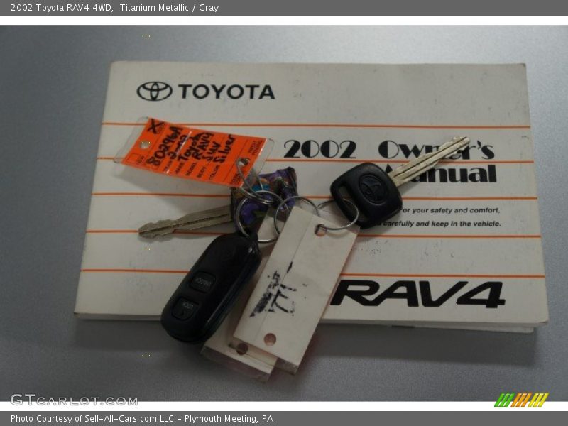 Titanium Metallic / Gray 2002 Toyota RAV4 4WD