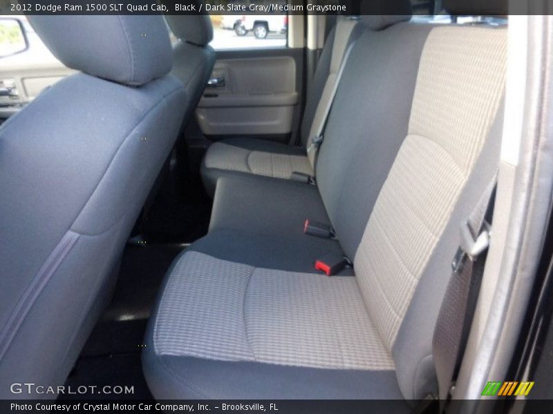 Black / Dark Slate Gray/Medium Graystone 2012 Dodge Ram 1500 SLT Quad Cab