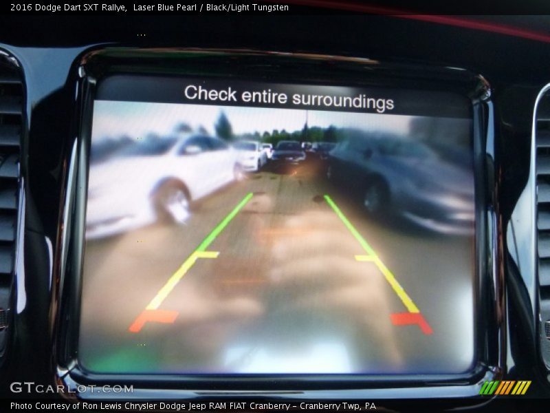 Laser Blue Pearl / Black/Light Tungsten 2016 Dodge Dart SXT Rallye