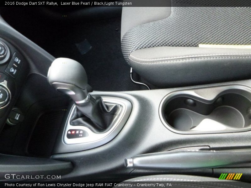 Laser Blue Pearl / Black/Light Tungsten 2016 Dodge Dart SXT Rallye