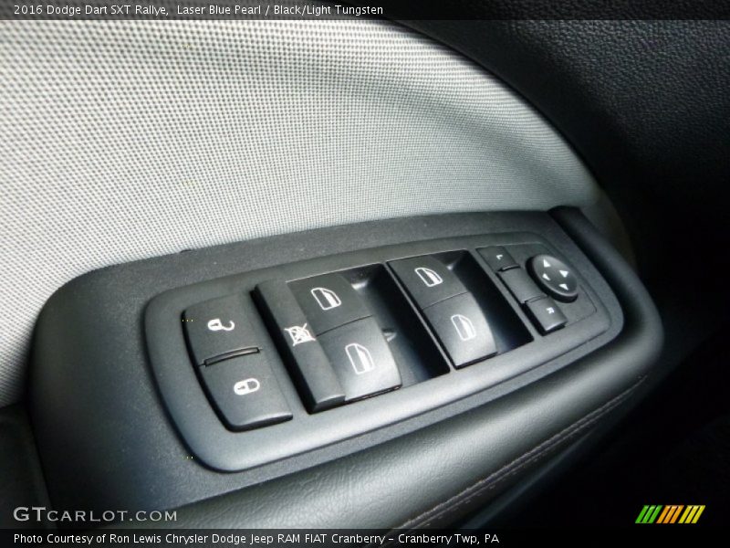 Laser Blue Pearl / Black/Light Tungsten 2016 Dodge Dart SXT Rallye