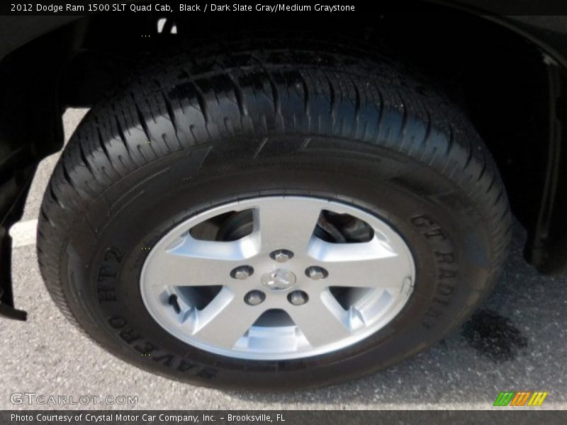 Black / Dark Slate Gray/Medium Graystone 2012 Dodge Ram 1500 SLT Quad Cab