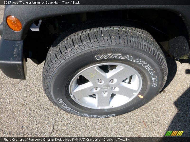Tank / Black 2015 Jeep Wrangler Unlimited Sport 4x4