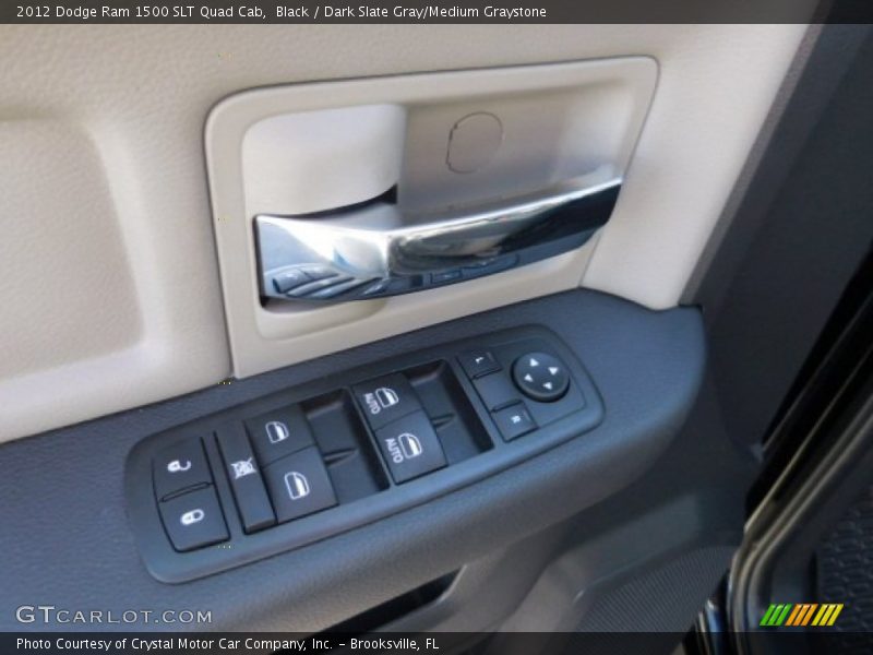 Black / Dark Slate Gray/Medium Graystone 2012 Dodge Ram 1500 SLT Quad Cab