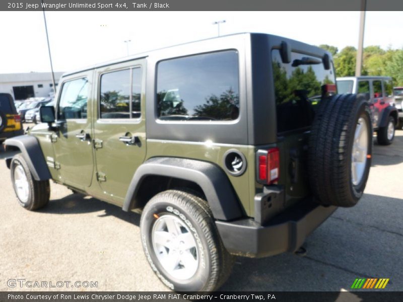 Tank / Black 2015 Jeep Wrangler Unlimited Sport 4x4