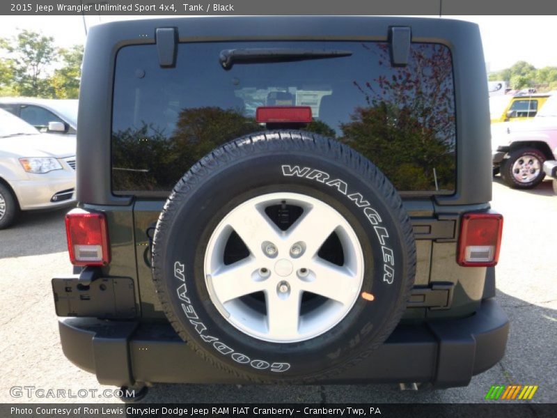 Tank / Black 2015 Jeep Wrangler Unlimited Sport 4x4