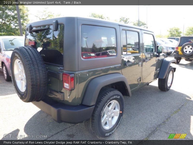 Tank / Black 2015 Jeep Wrangler Unlimited Sport 4x4