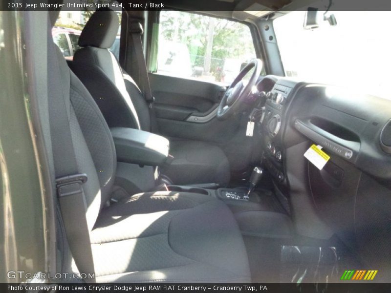 Tank / Black 2015 Jeep Wrangler Unlimited Sport 4x4