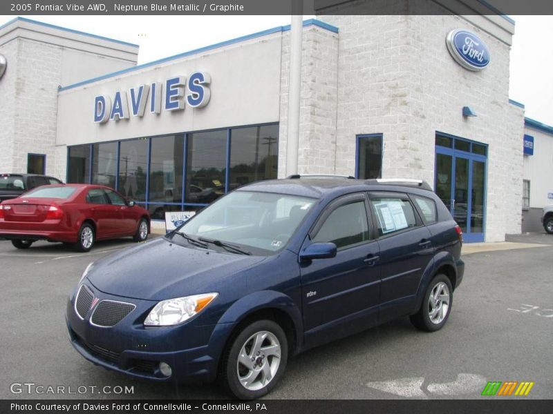 Neptune Blue Metallic / Graphite 2005 Pontiac Vibe AWD