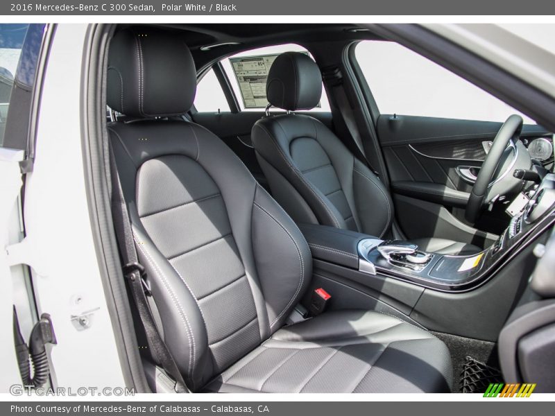 Polar White / Black 2016 Mercedes-Benz C 300 Sedan