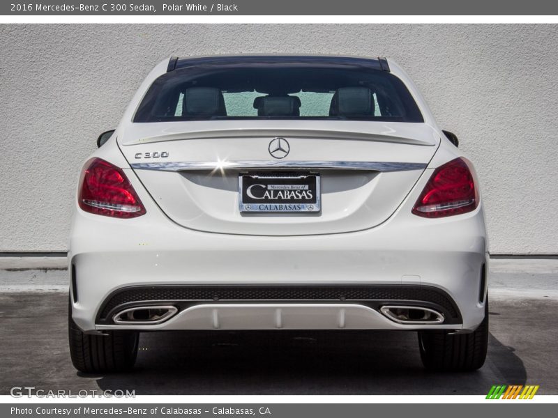 Polar White / Black 2016 Mercedes-Benz C 300 Sedan