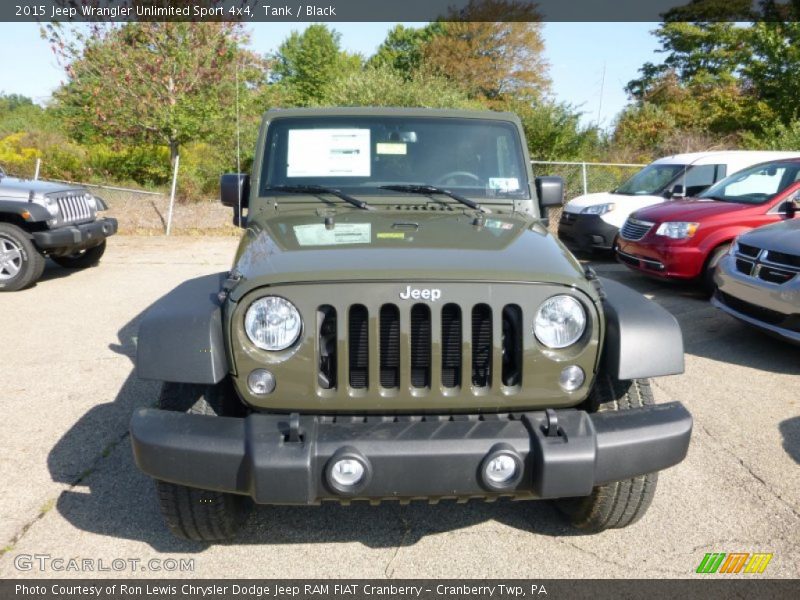 Tank / Black 2015 Jeep Wrangler Unlimited Sport 4x4
