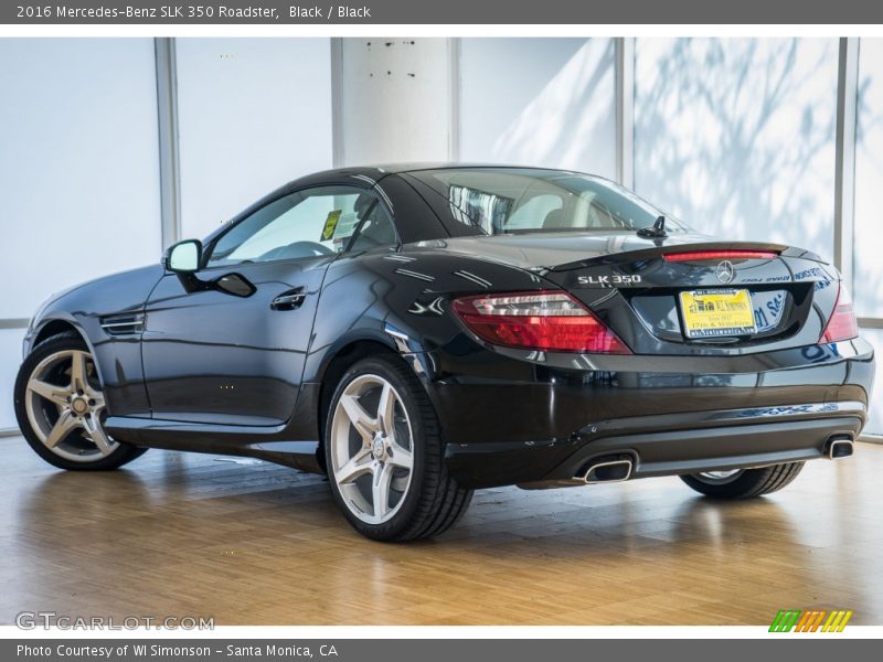 Black / Black 2016 Mercedes-Benz SLK 350 Roadster