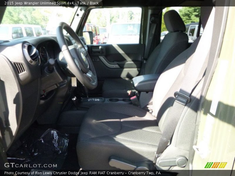 Tank / Black 2015 Jeep Wrangler Unlimited Sport 4x4