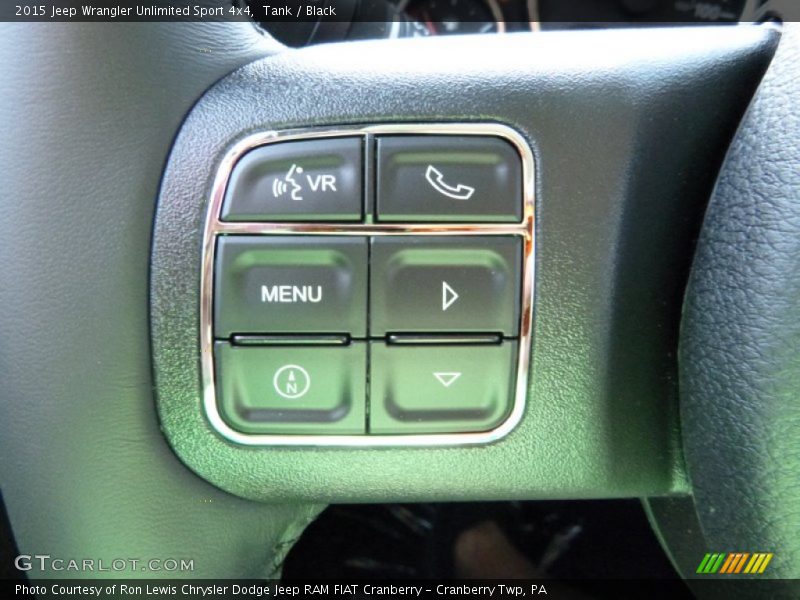 Tank / Black 2015 Jeep Wrangler Unlimited Sport 4x4