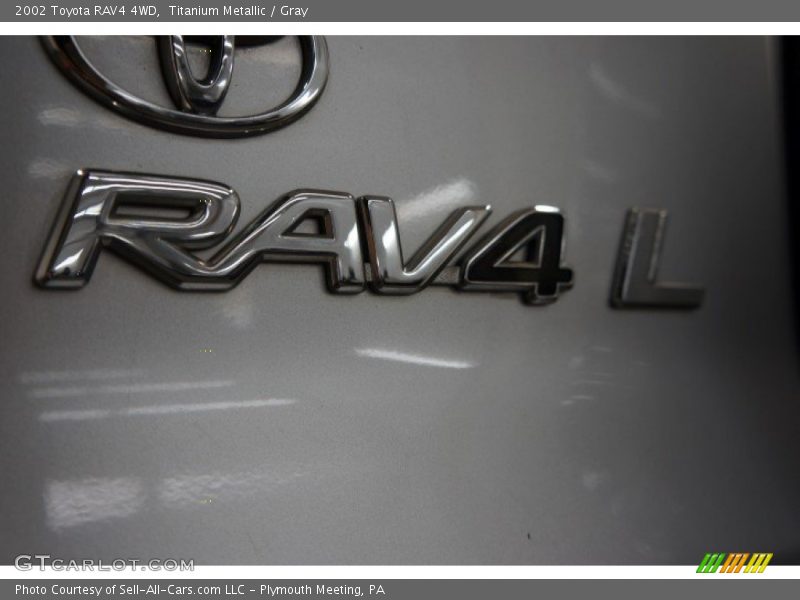 Titanium Metallic / Gray 2002 Toyota RAV4 4WD