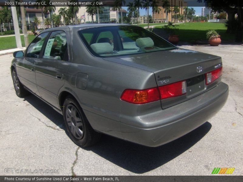 Cashmere Beige Metallic / Oak 2001 Toyota Camry CE