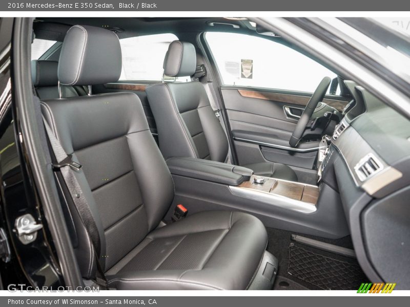 Black / Black 2016 Mercedes-Benz E 350 Sedan