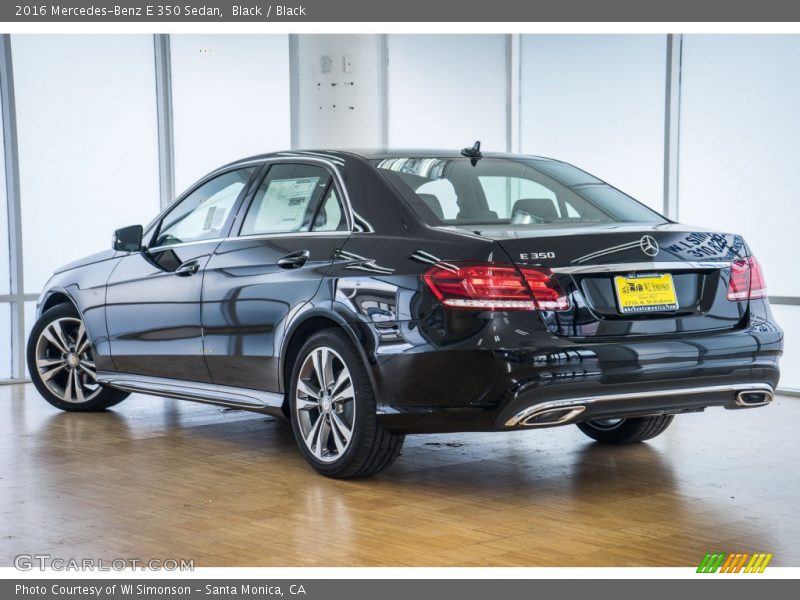 Black / Black 2016 Mercedes-Benz E 350 Sedan