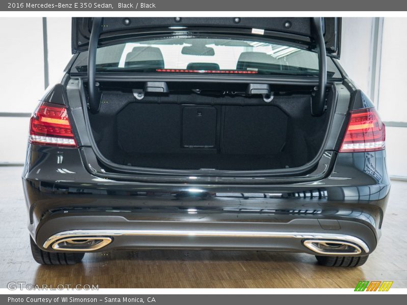 Black / Black 2016 Mercedes-Benz E 350 Sedan