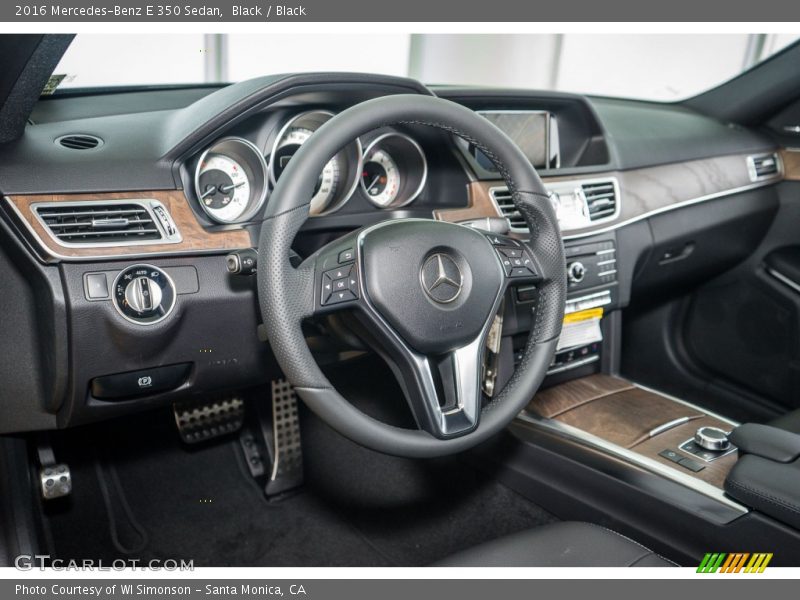Black / Black 2016 Mercedes-Benz E 350 Sedan